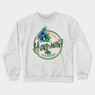 Lahaina Banyan Tree In Maui Hawaii Crewneck Sweatshirt